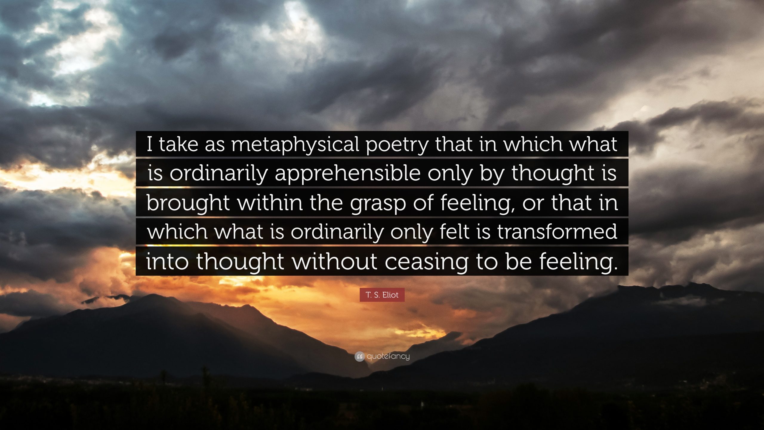 Metaphysical Poetry