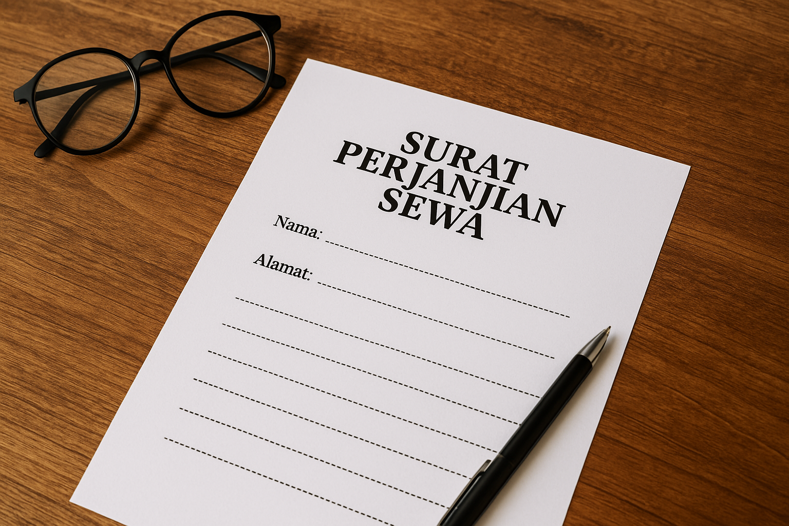 Surat Perjanjian Sewa