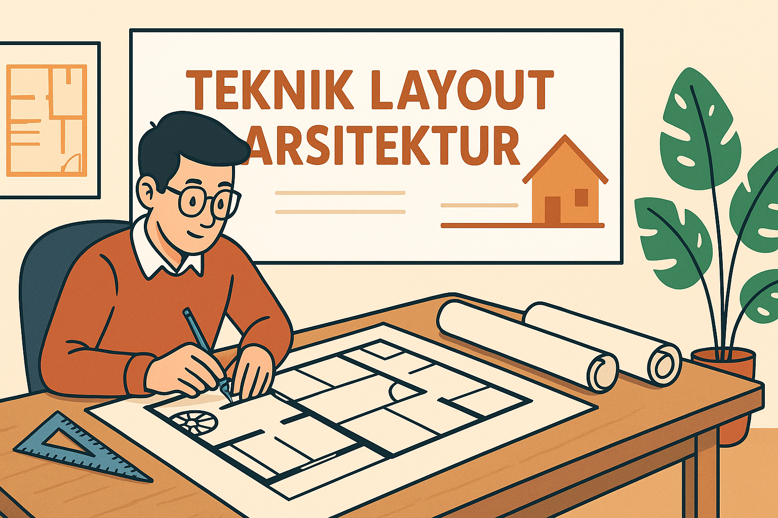 Teknik Layout Arsitektur