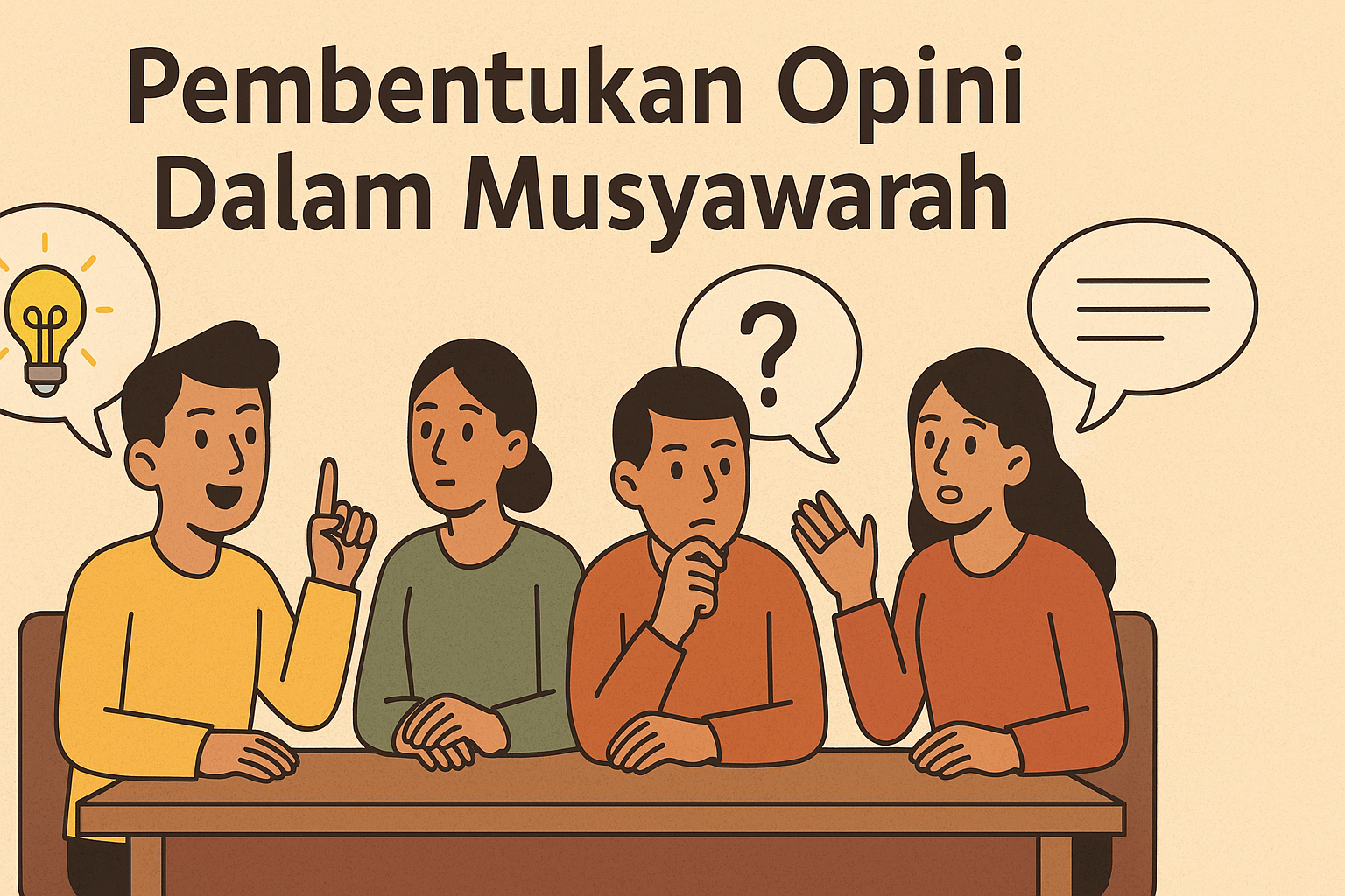 Pembentukan Opini Dalam Musyawarah