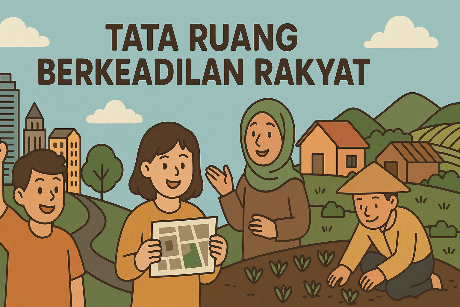 Tata Ruang Berkeadilan Rakyat