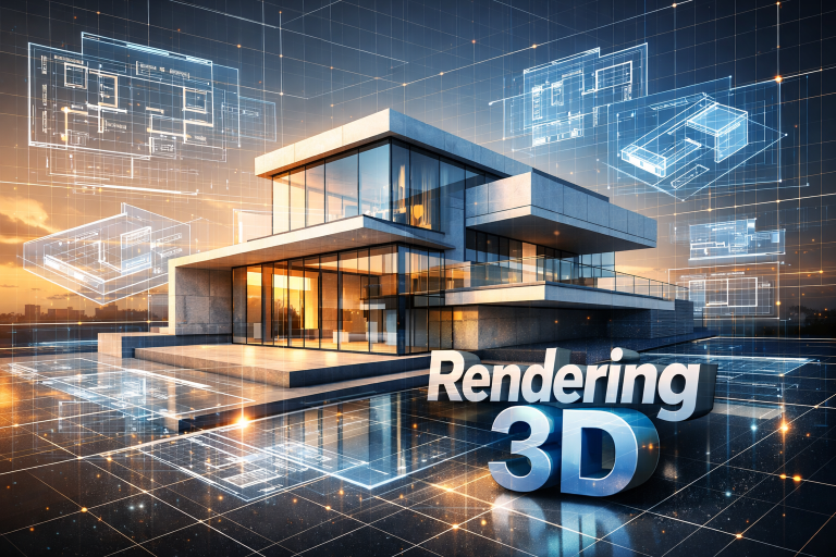 Definisi Rendering Rendering 3D dalam Arsitektur untuk Visualisasi Bangunan | INCA University