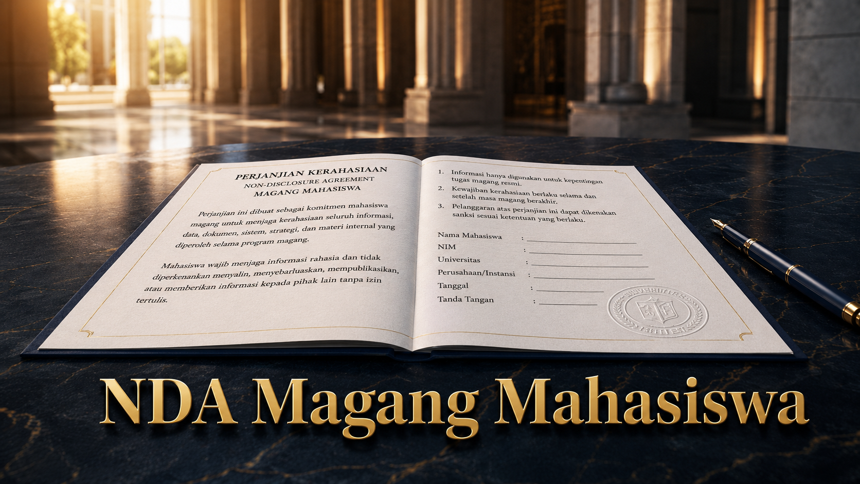 NDA Magang Mahasiswa
